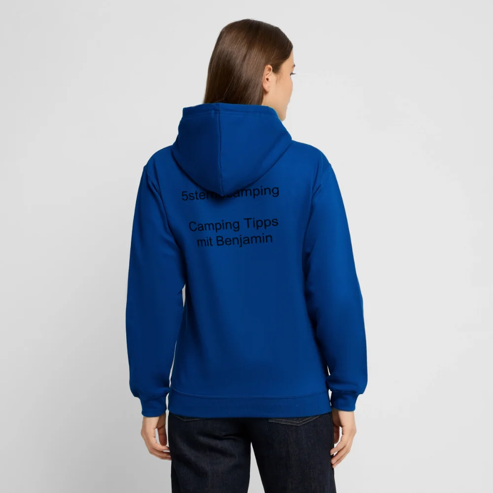 "Camping Tipps mit Benjamin" Unisex Hoodie – Bild 4