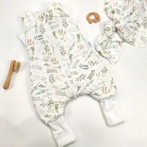 Baby Schlafsack mit Füßen Floral
