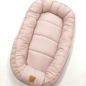 Babynest Waffel Puderrosa
