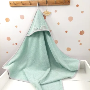 Babyhandtuch mit Kapuze Frottee Mint