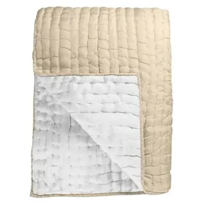 Designers Guild - Chenevard Natural & Chalk Steppdecke