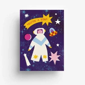 Postkarte / Star Lady