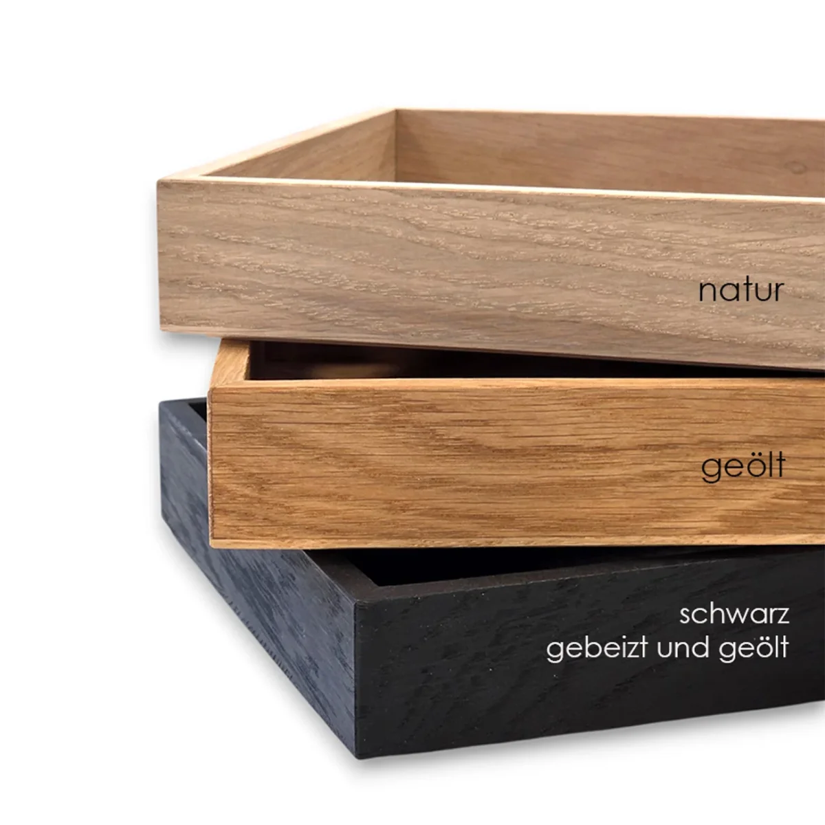 BONWI - Box aus Eiche natur, quadratisch - 3 Größen – Bild 3