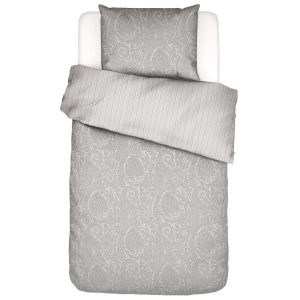 Essenza Fabrice Cloud Grey Satin Bettwäschegarnitur
