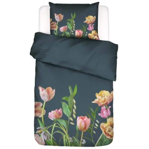 Essenza Eloise Slate Grey Satin Bettwäschegarnitur