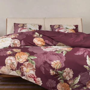 Essenza Orianna Mauve Wine Bio-Satin Bettwäschegarnitur