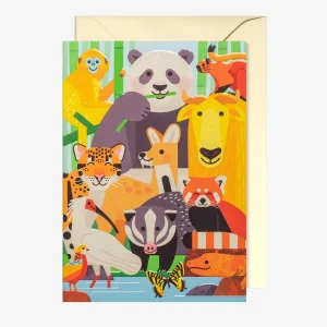 Grußkarte | Karte mit Umschlag | Allison Black | Friends of the Bamboo Forest Greeting Card