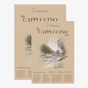 The Cappuccino Pad / 120 g/m² / 30 Blatt / cappuccinofarbener Zeichenblock