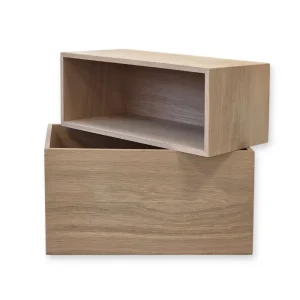 BONWI - Box aus Eiche natur, rechteckig - 3 Größen