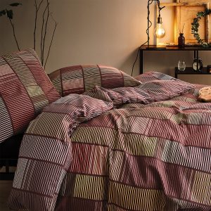 Irisette Sky 8313-60 Mako-Satin Granat Bettwäschegarnitur