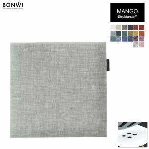 Handgefertigte Bankauflage Mango aus Stoff, auf HDF 4-10 cm hoch gepolstert