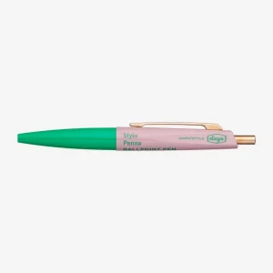 Mini Ballpoint Pen | Anterique | Basil-Hazy-Pink