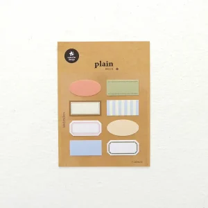 Suatelier | Label Sticker | Plain Deko 75 | 9.5x13cm | 2 Bögen