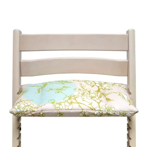 Abwaschbar Tripp Trapp Sitzkissen Po Cherry Blossom Mint Rosa