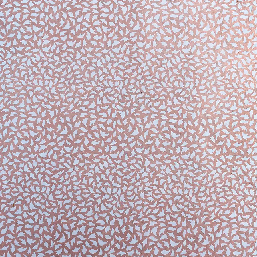 Lokta Papier / Bogen Blätter / 287 Weiss auf helles Magenta – Bild 2