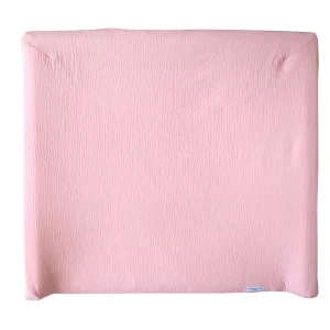 Musselin Bezug für Wickelauflage / Wickelunterlage Vädra von IKEA Lachs Rosa
