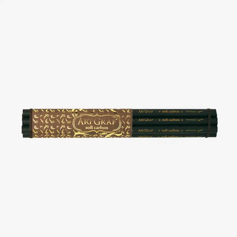 Viarco | Bleistift | Soft Carbon | wasserlöslich | 6er-Set