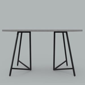 Beton Stehtisch mit Metallgestell „3EK high“