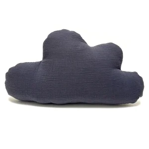 Schmusewolke Wolken-Kissen - Musselin Dunkelgau
