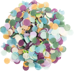 Rico Design | YEY! Let's Party | Konfetti | Rund | Nature Matters | Green / 20g