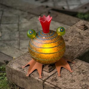 FROGGY – Outdoor-Lichtobjekt von Borowski, mundgeblasen