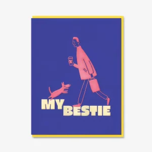 Grußkarte | Karte mit Umschlag | Nineteenseventythree | Letterpress- That's Life - My Bestie