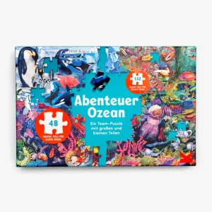 Laurence King Verlag | Puzzle für Kinder | Abenteuer Ozean | 180 Teile | Teampuzzle - ab 5 Jahren