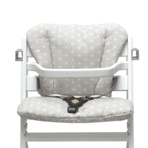 ABWASCHBAR Timba Sitzkissen Set Happy Star Beige für Bebeconfort Hochstuhl