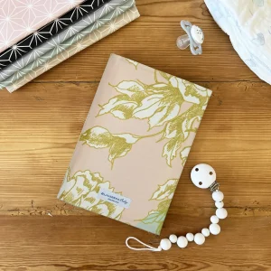 U-Heft Hülle Cherry Blossom Blush Rosa Mint Abwaschbar