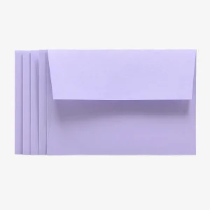 Colorplan Briefhülle / Briefumschlag / Kuvert / C6 / 5 Stück / Lavender