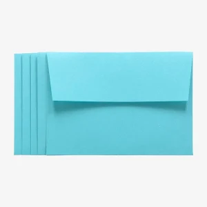 Colorplan Briefhülle / Briefumschlag / Kuvert / C6 / 5 Stück / Turquoise