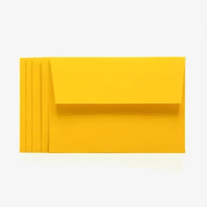 Colorplan Briefhülle / Briefumschlag / 135grm / Kuvert / C6 / 5 Stück / Citrine