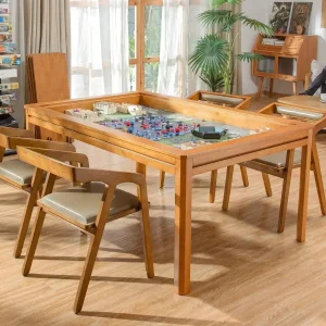 Kingswood 3×5' Solid Wood Game Table with Topper